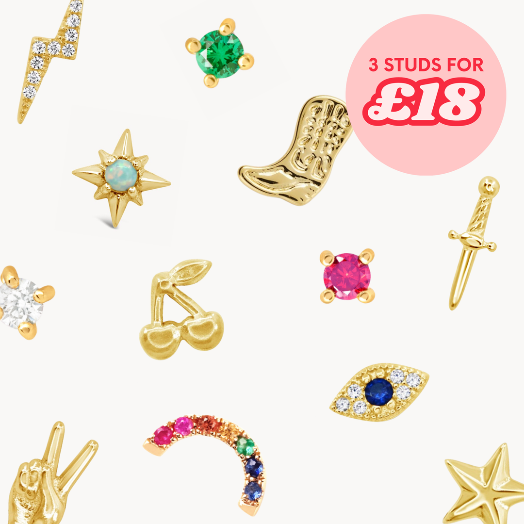 Lucky Dip Stud Set - Lucky Eleven Jewellery