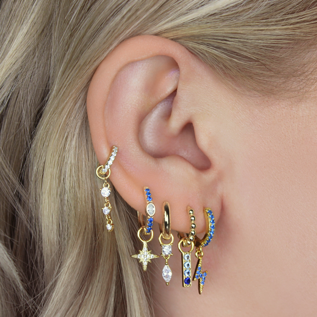 Ombre Blue Earring Charm