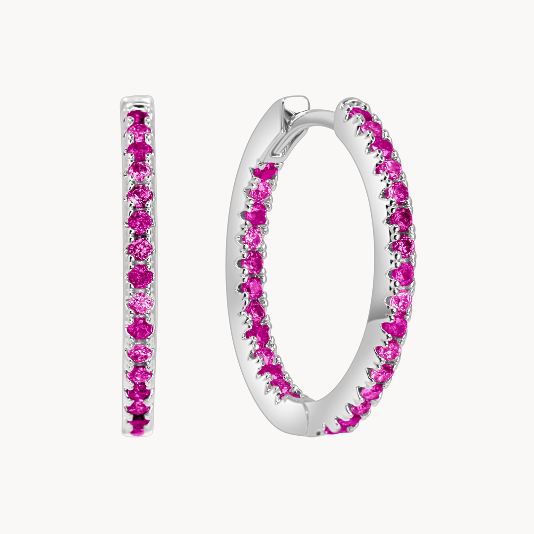Sofia Pink Hoops