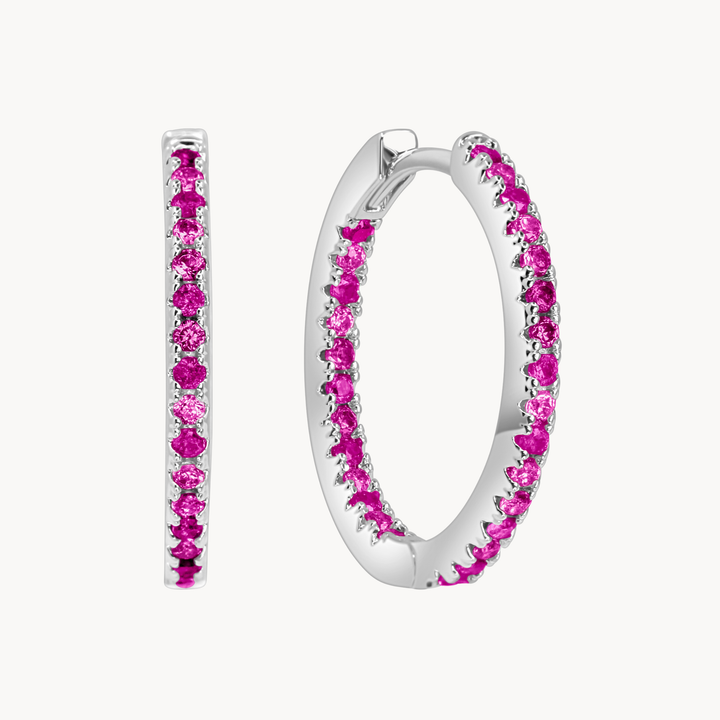 Sofia Pink Hoops