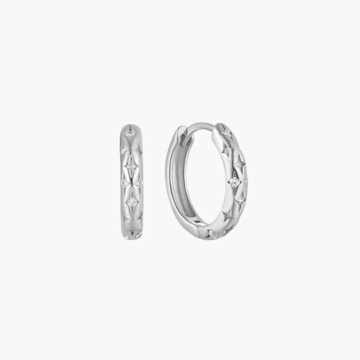 Starstruck Huggie Hoops - Lucky Eleven Jewellery