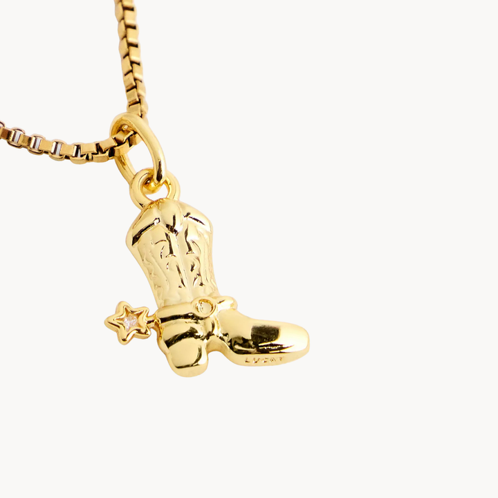 Cowboy Boot Necklace