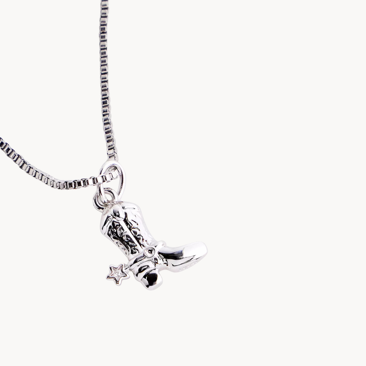 Cowboy Boot Necklace