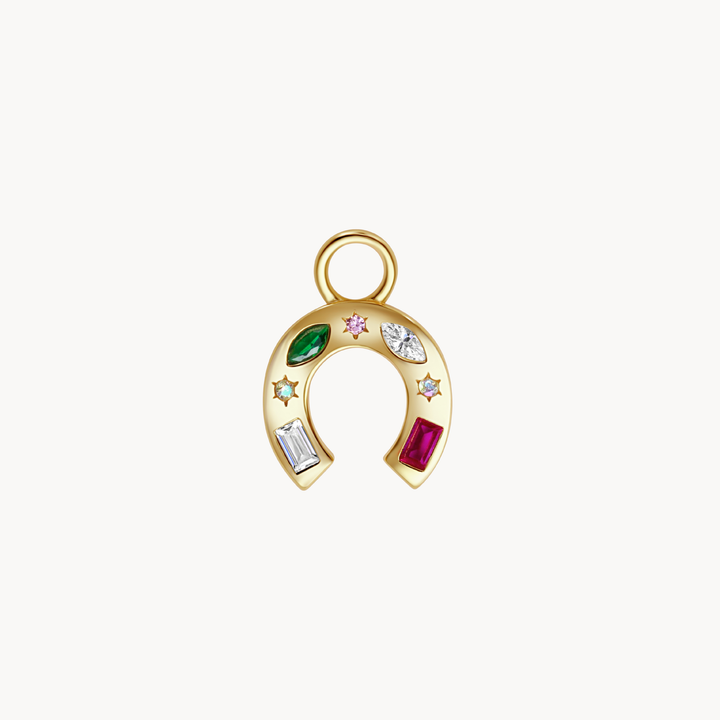 Lucky Horseshoe Earring Charm