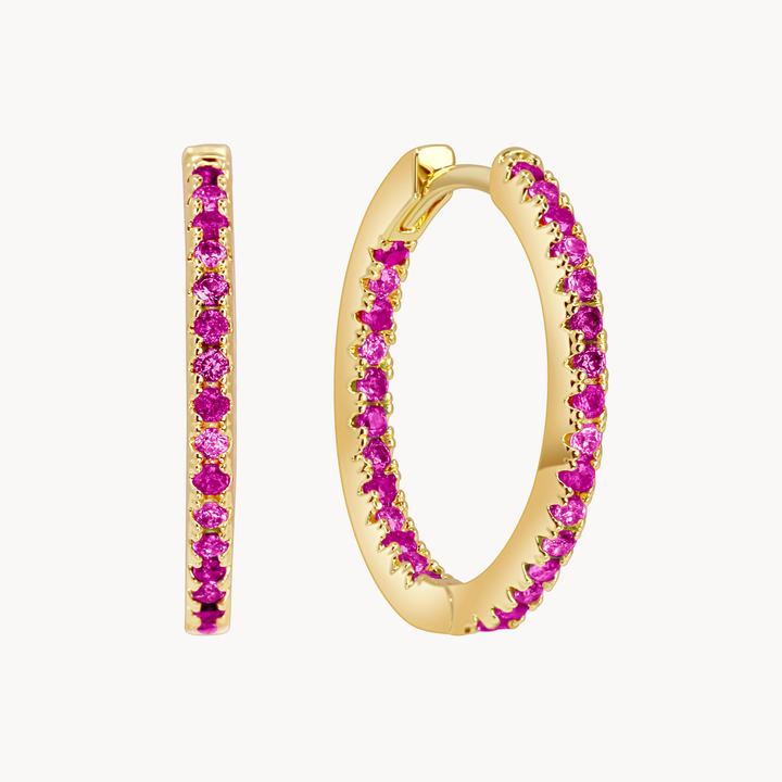 Sofia Pink Hoops