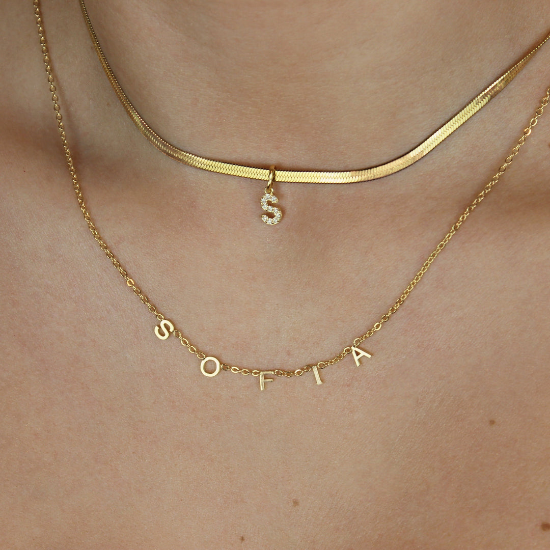 Everyday Name Necklace - Lucky Eleven Jewellery