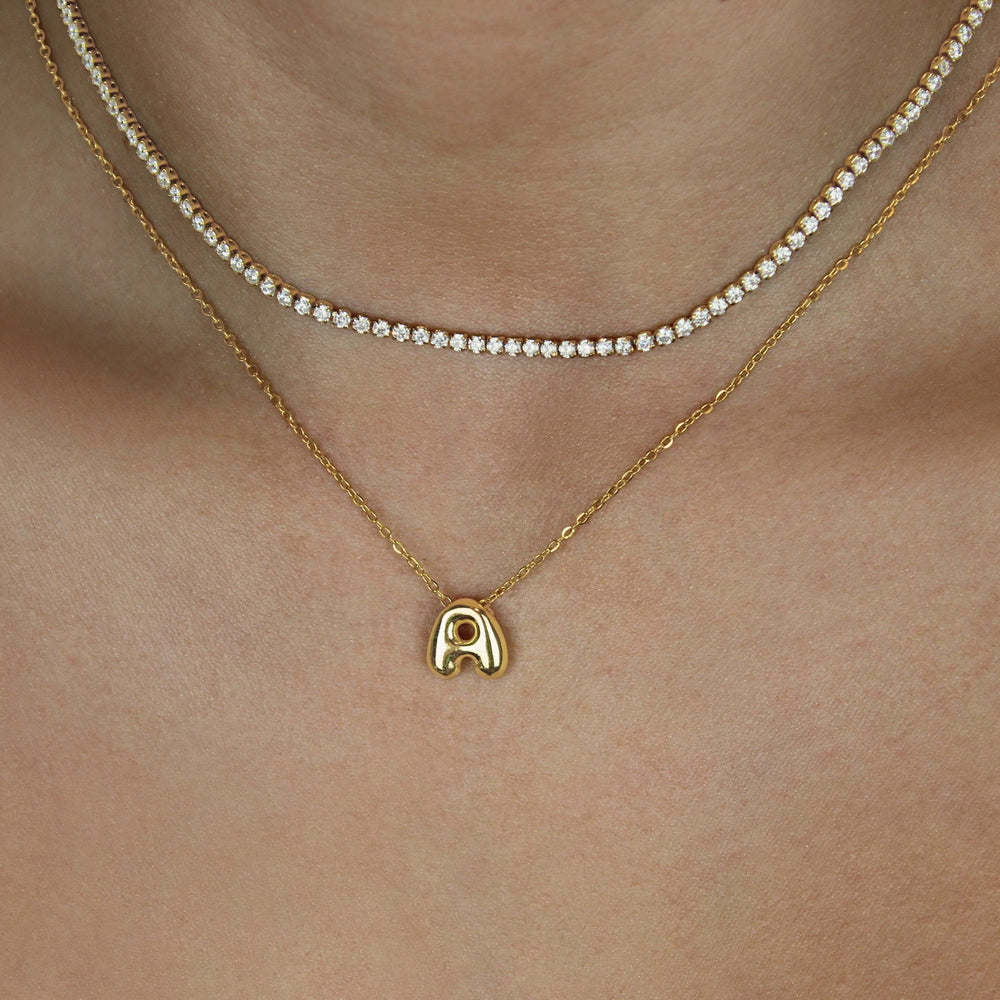Tennis Chain Necklace - Lucky Eleven Jewellery