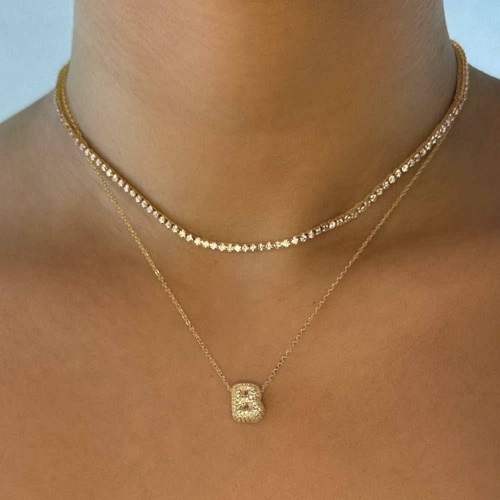 Tennis Chain Necklace - Lucky Eleven Jewellery