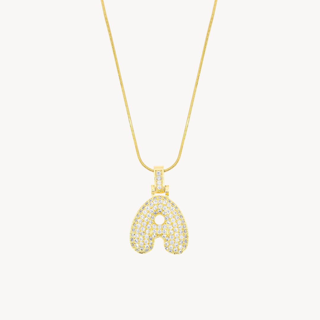 Bubble Initial Necklace - Lucky Eleven Jewellery