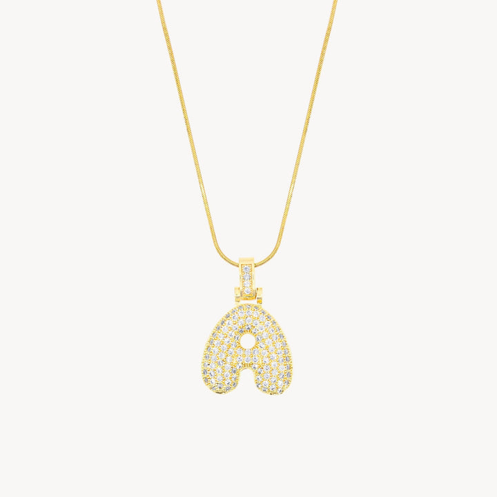 Bubble Initial Necklace - Lucky Eleven Jewellery