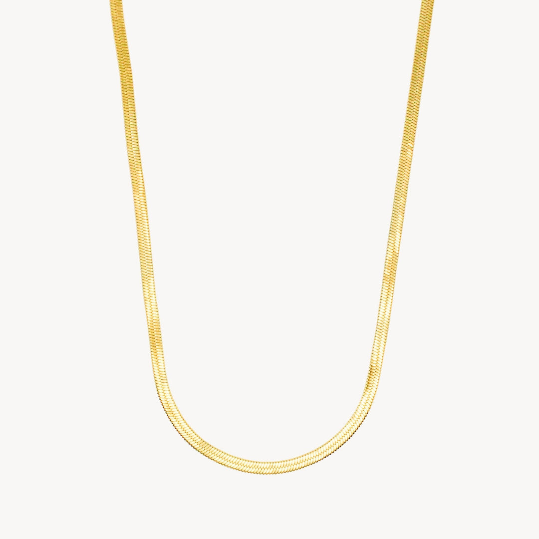 Herringbone Chain Necklace - Lucky Eleven Jewellery