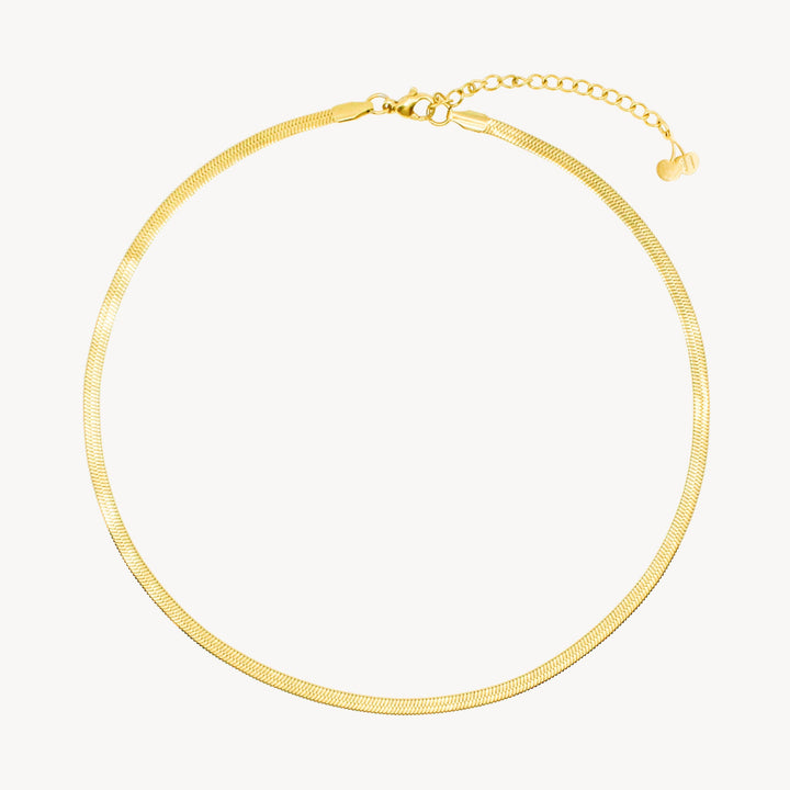 Herringbone Chain Necklace - Lucky Eleven Jewellery