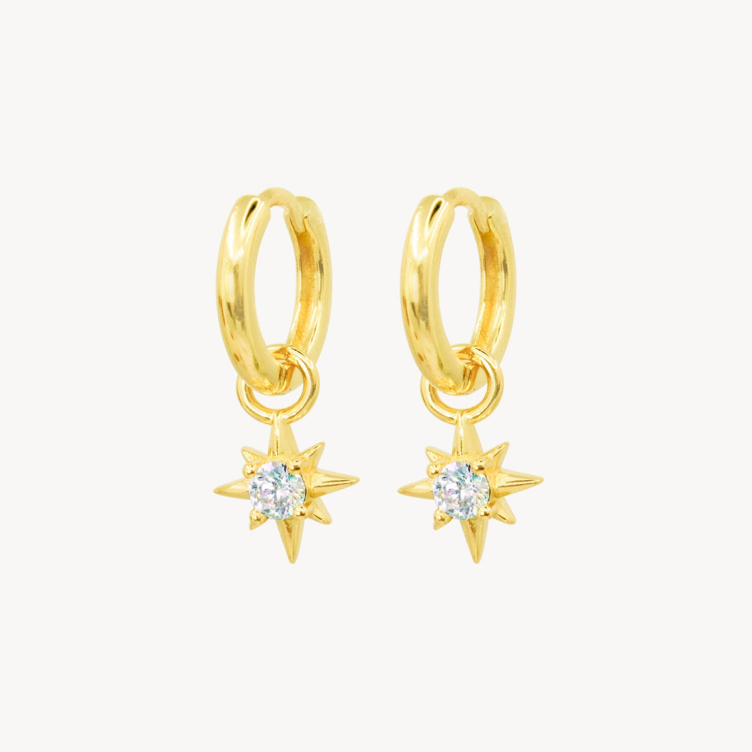 Starlight Hoop Earrings - Lucky Eleven Jewellery