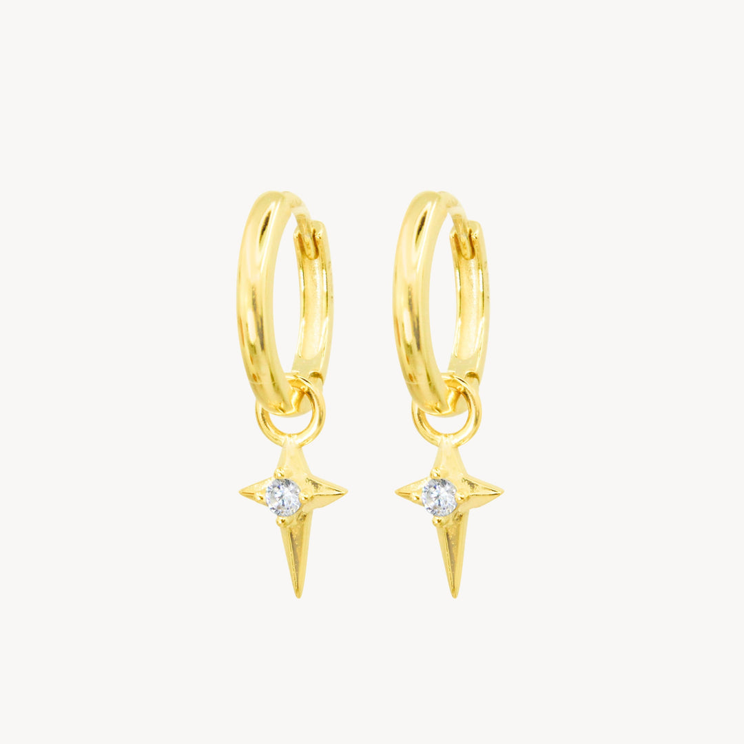 Celeste Hoop Earrings - Lucky Eleven Jewellery