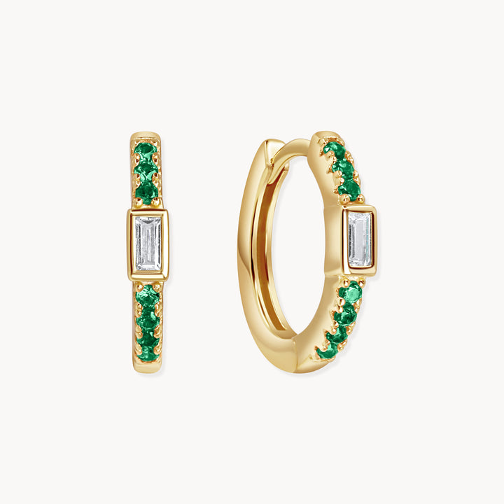 Nova Huggie Hoops - Lucky Eleven Jewellery