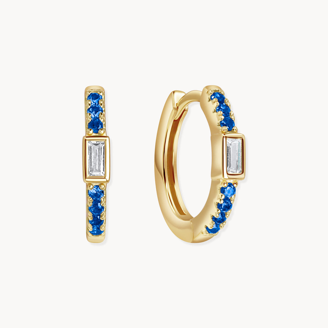 Nova Huggie Hoops - Lucky Eleven Jewellery