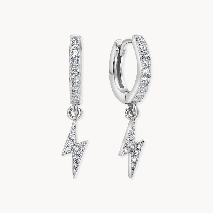 Lucky Strike Huggie Hoops - Lucky Eleven Jewellery