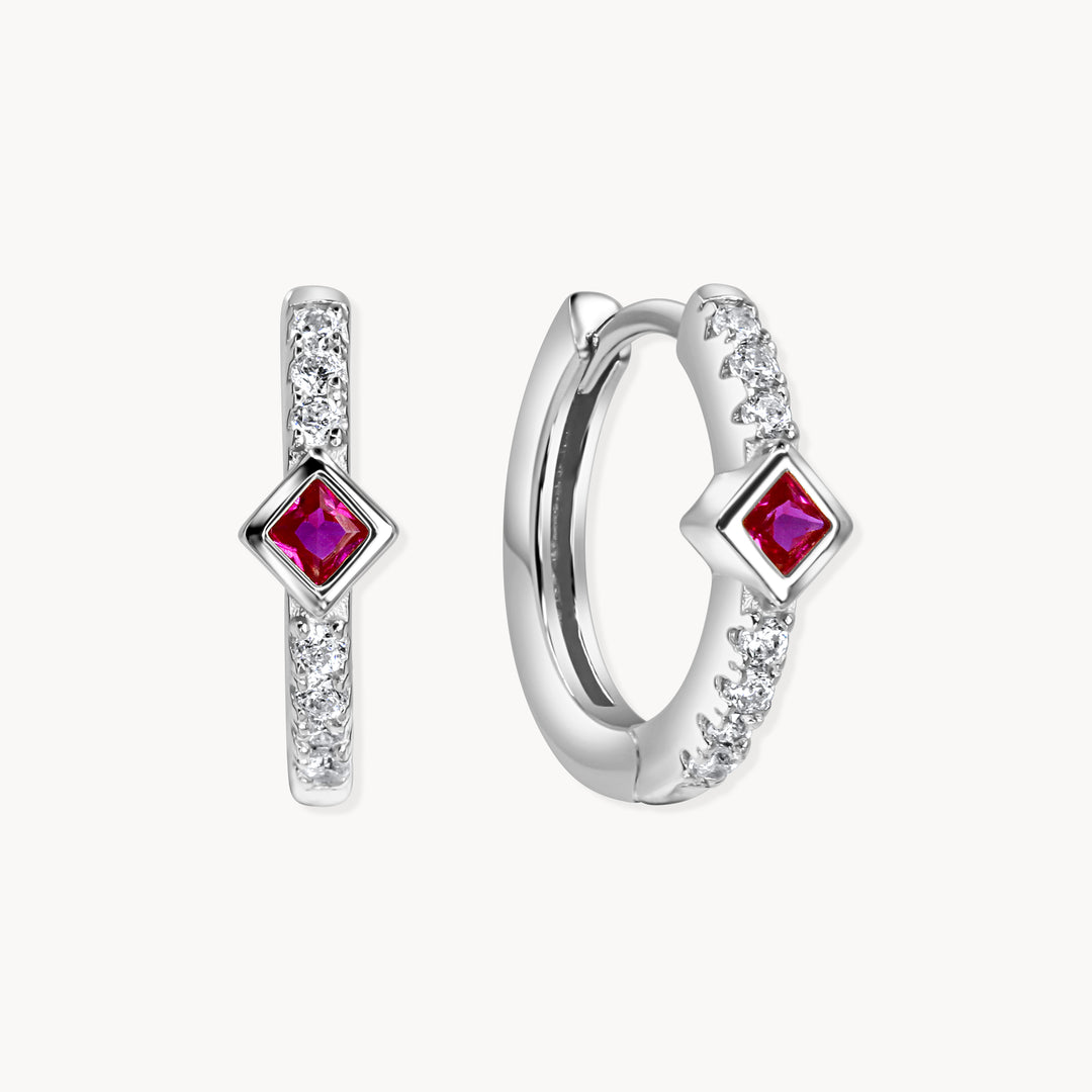 Aura Huggie Hoops - Lucky Eleven Jewellery