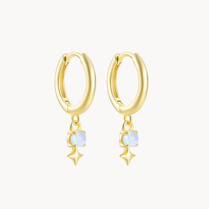 Opal Galaxy Hoops