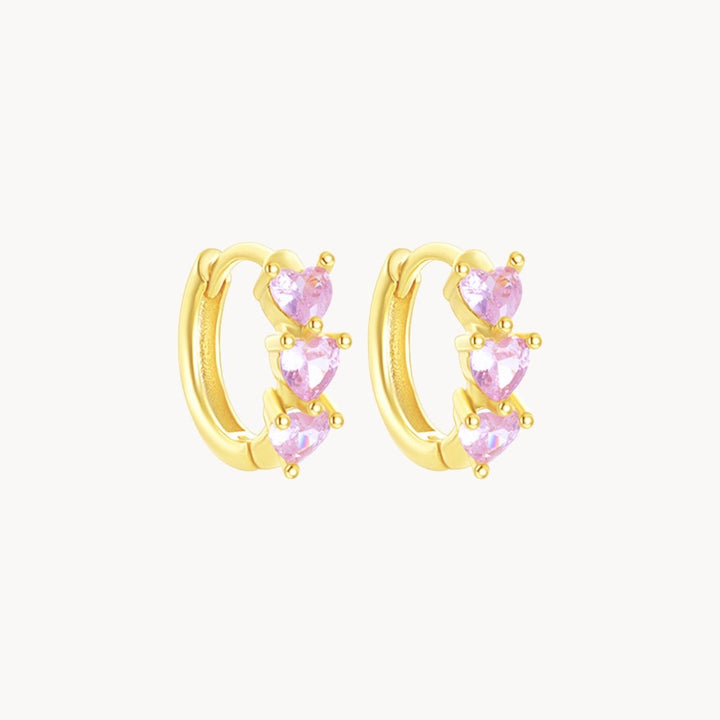 Sweetheart Hoop Earrings