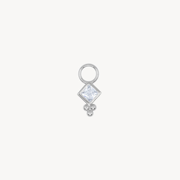 Beaded Lozenge Charm