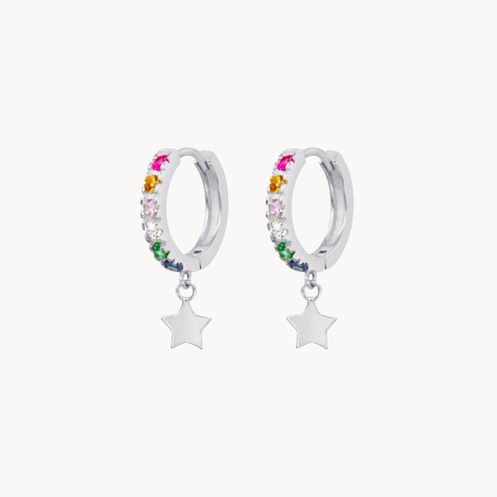 Starburst Huggie Hoops - Lucky Eleven Jewellery