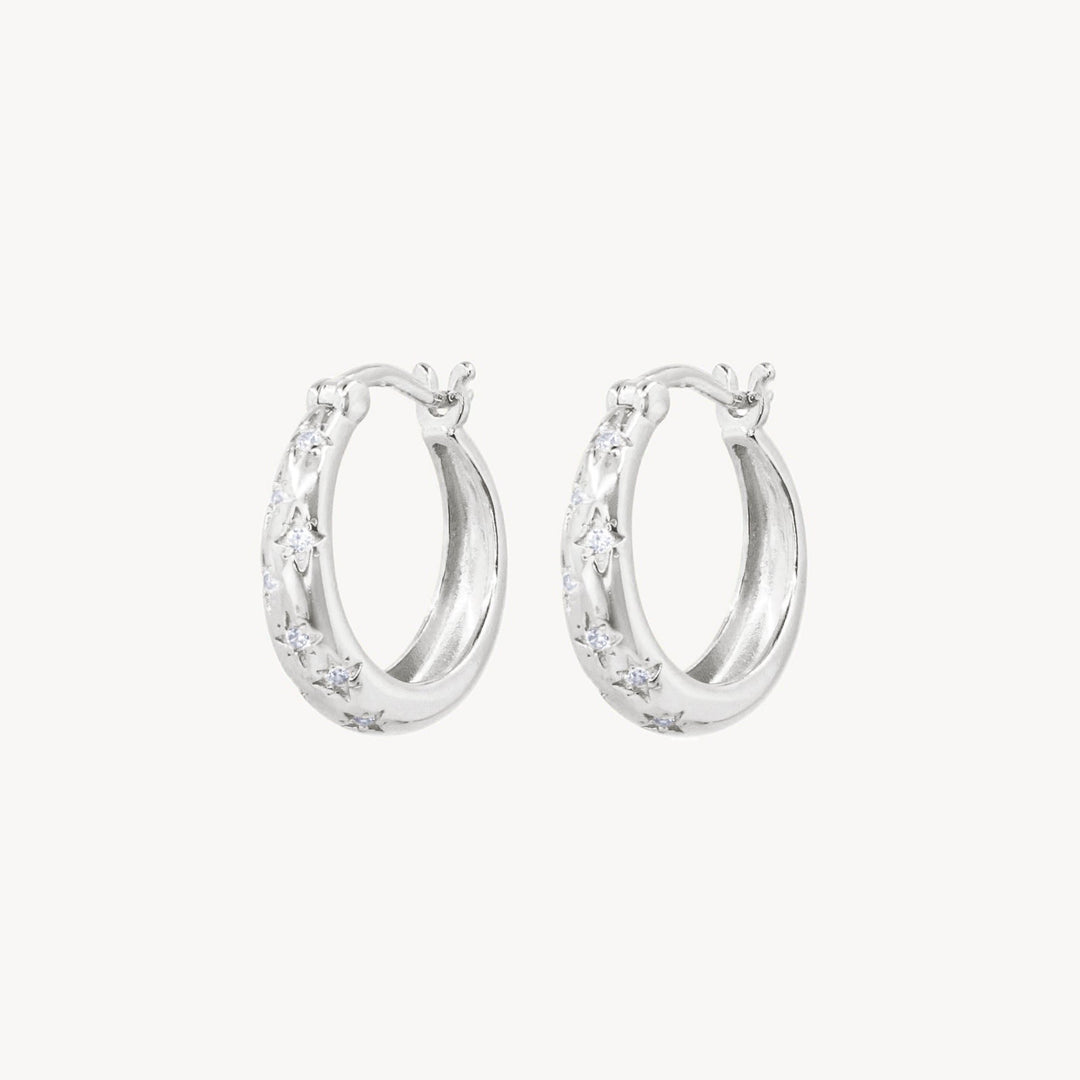 Stargazing Hoops - Lucky Eleven Jewellery