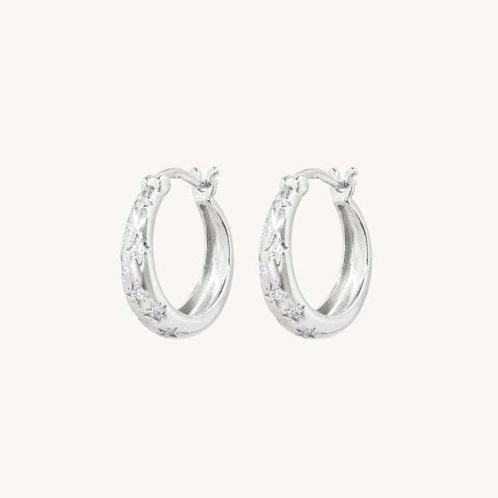 Stargazing Hoops - Lucky Eleven Jewellery