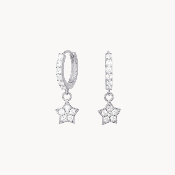 Stargirl Huggie Hoops - Lucky Eleven Jewellery