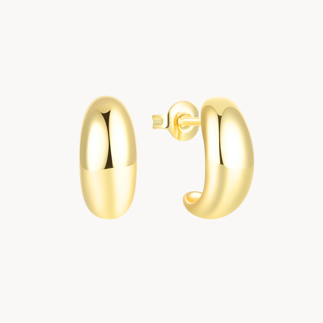 Ella Teardrop Hoop Earrings - Lucky Eleven Jewellery