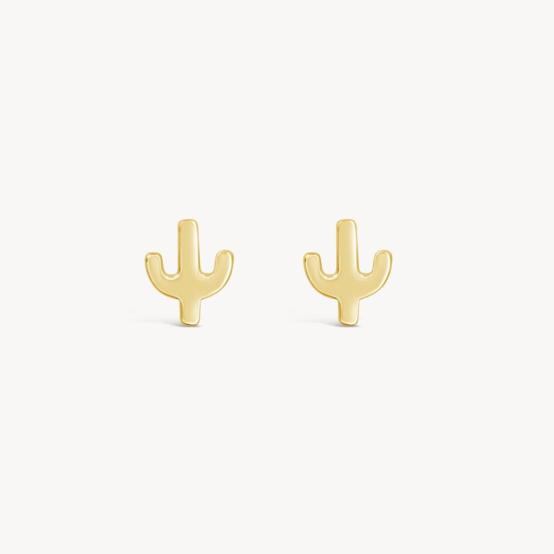Cactus Stud - Lucky Eleven Jewellery