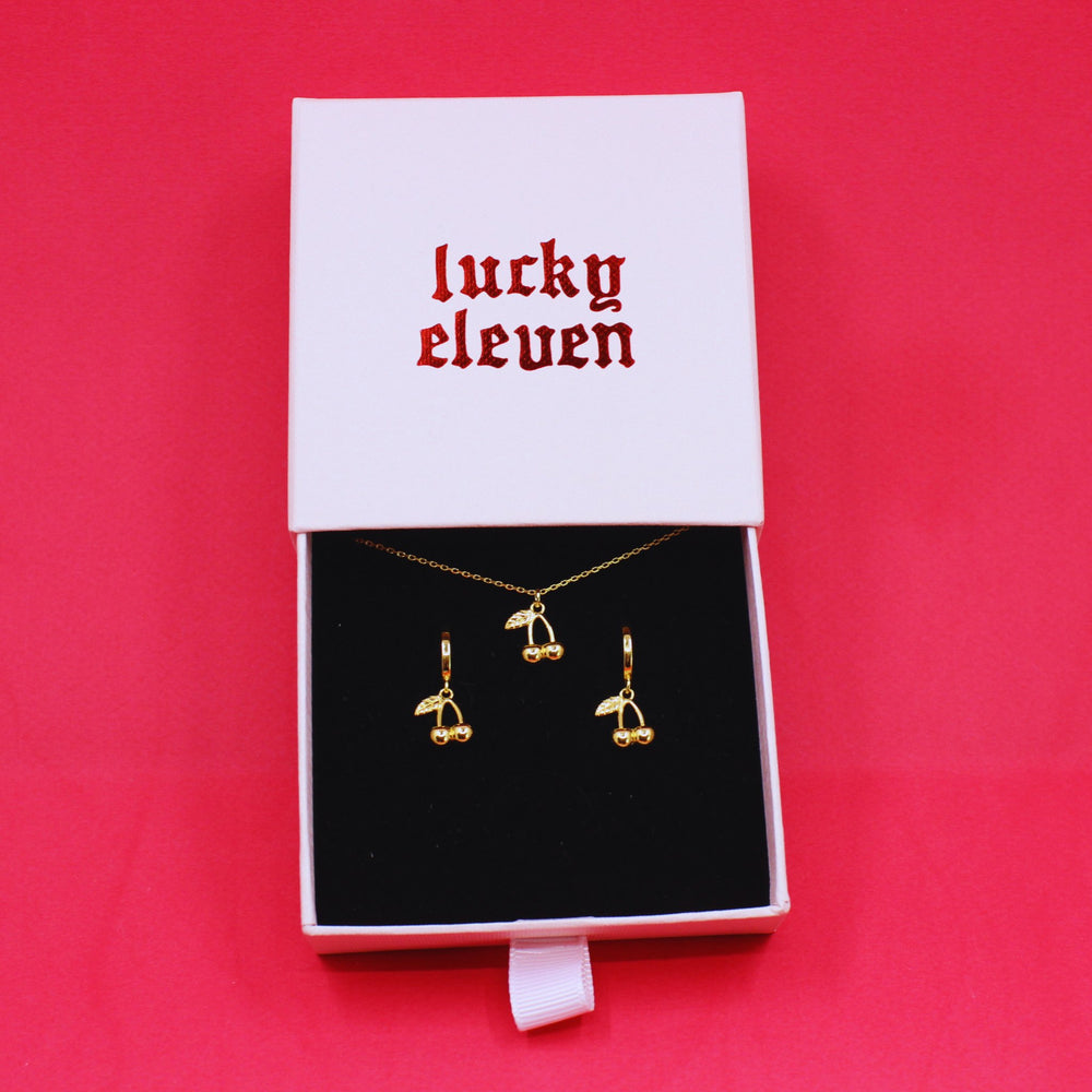 Cherry Bomb Set - Lucky Eleven Jewellery