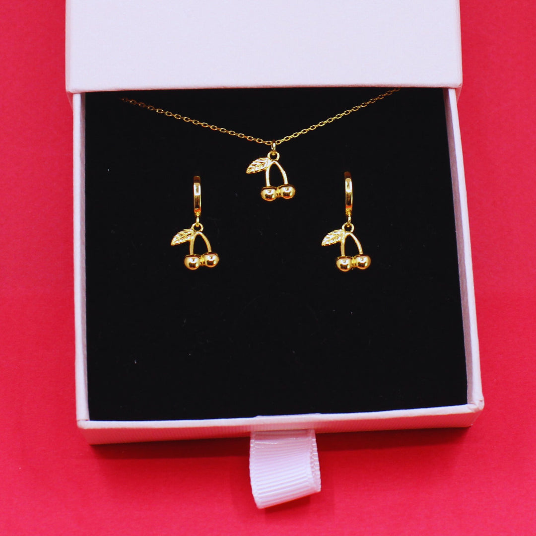 Cherry Bomb Set - Lucky Eleven Jewellery