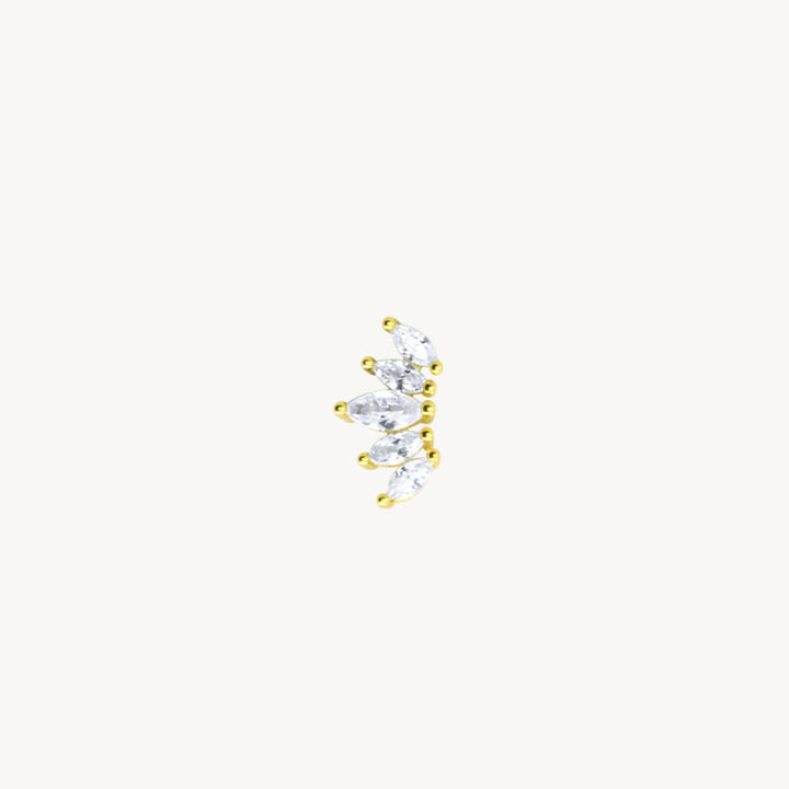 Cluster Marquise Stud - Lucky Eleven Jewellery