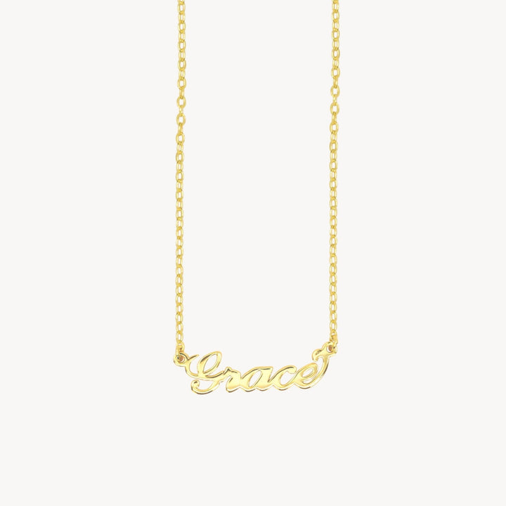 Copy of Classic Nameplate Necklace - Lucky Eleven Jewellery