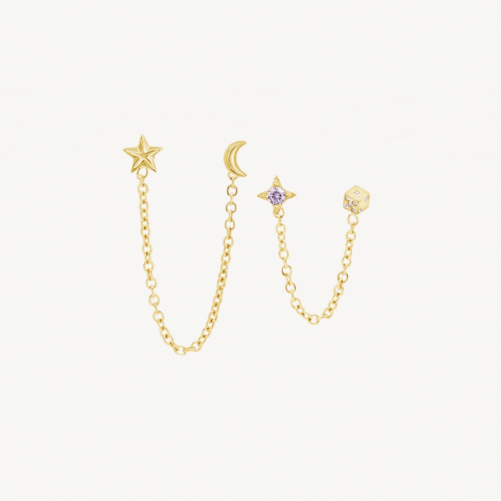 Earring Connector Chains - Lucky Eleven Jewellery