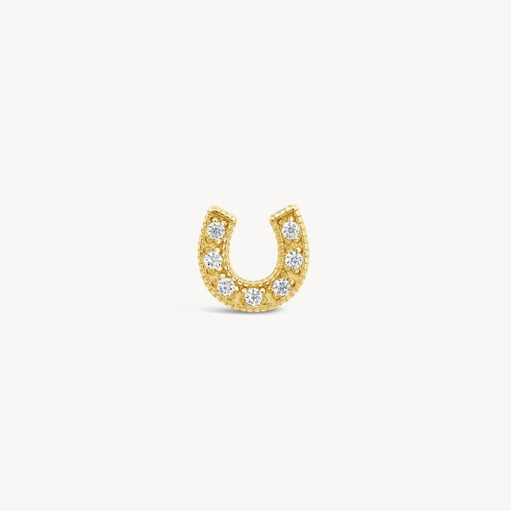 Horse Shoe Stud - Lucky Eleven Jewellery