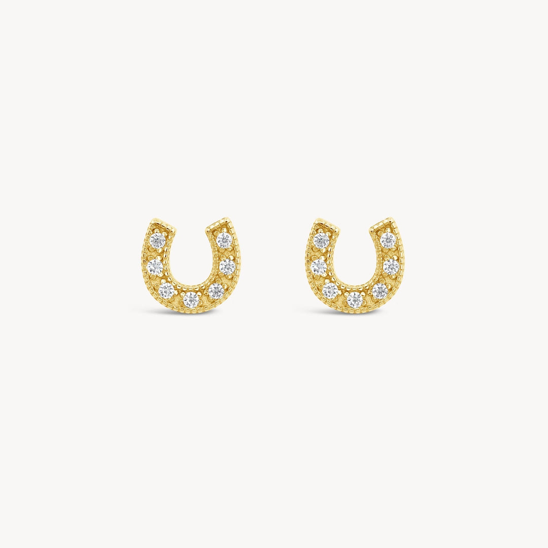 Horse Shoe Stud - Lucky Eleven Jewellery