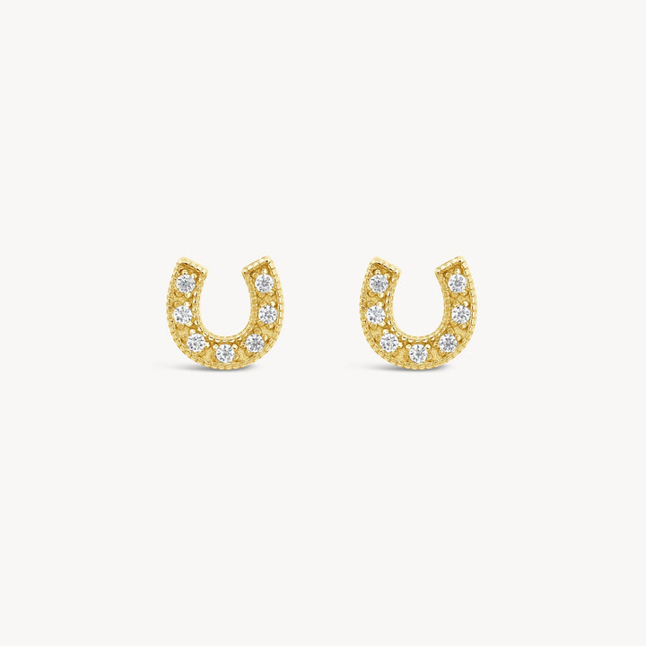 Horse Shoe Stud - Lucky Eleven Jewellery