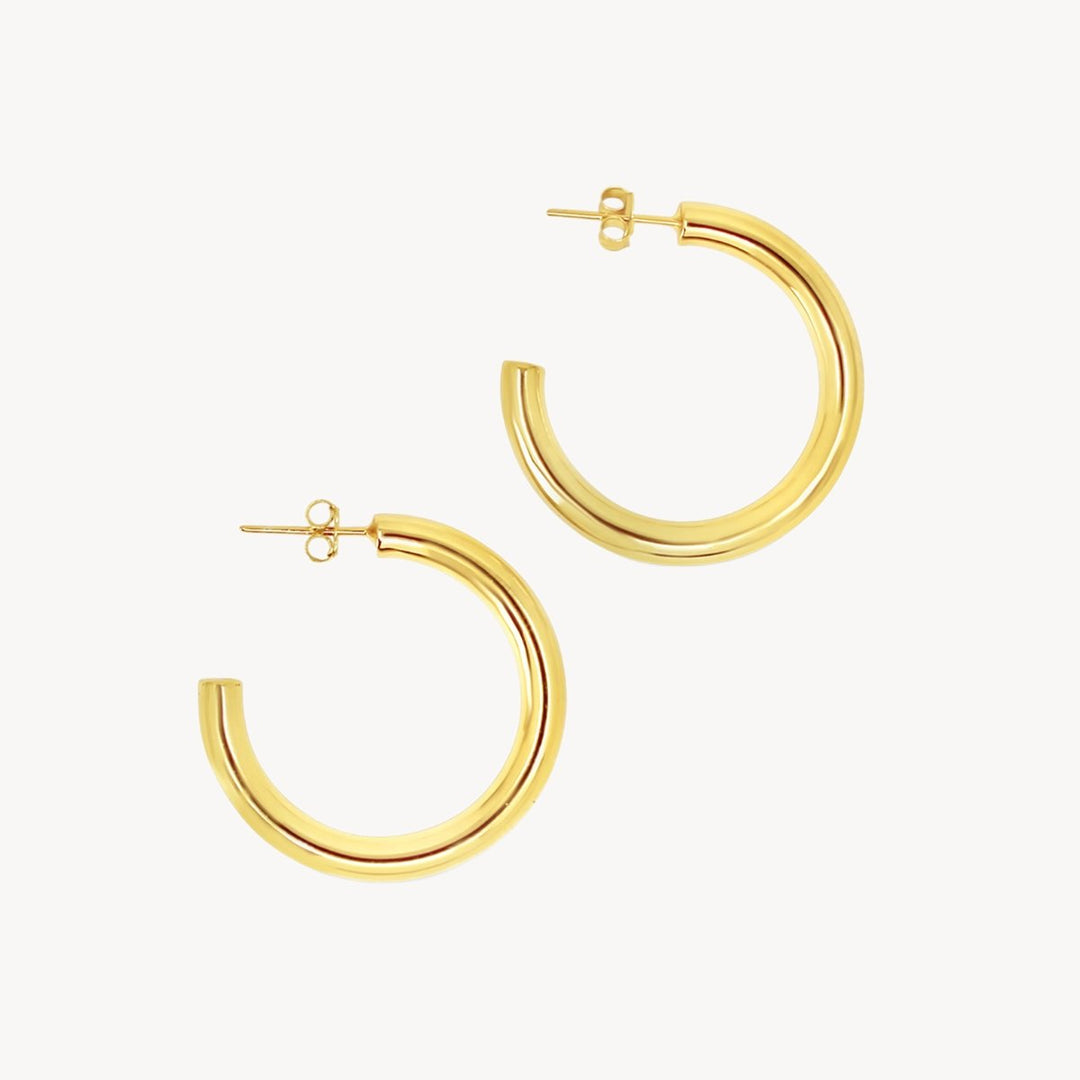 Lauren Midi Hoops - Lucky Eleven Jewellery