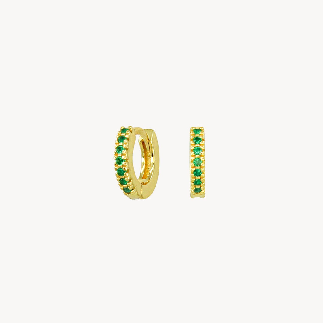 Micro Pavé Huggies - Lucky Eleven Jewellery