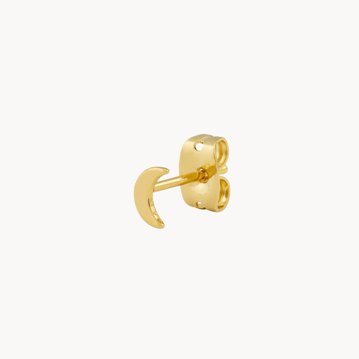 Mini Moon Stud - Lucky Eleven Jewellery