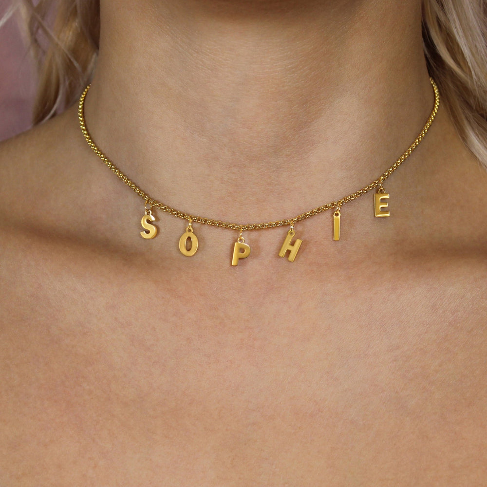 Minimal Name Necklace - Lucky Eleven Jewellery