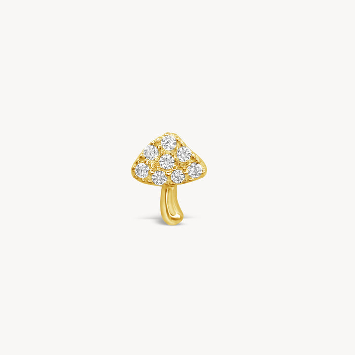 Mushroom Stud - Lucky Eleven Jewellery