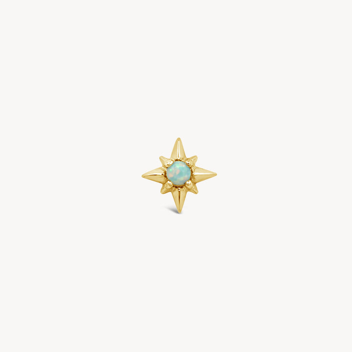 Opal Starburst Stud - Lucky Eleven Jewellery