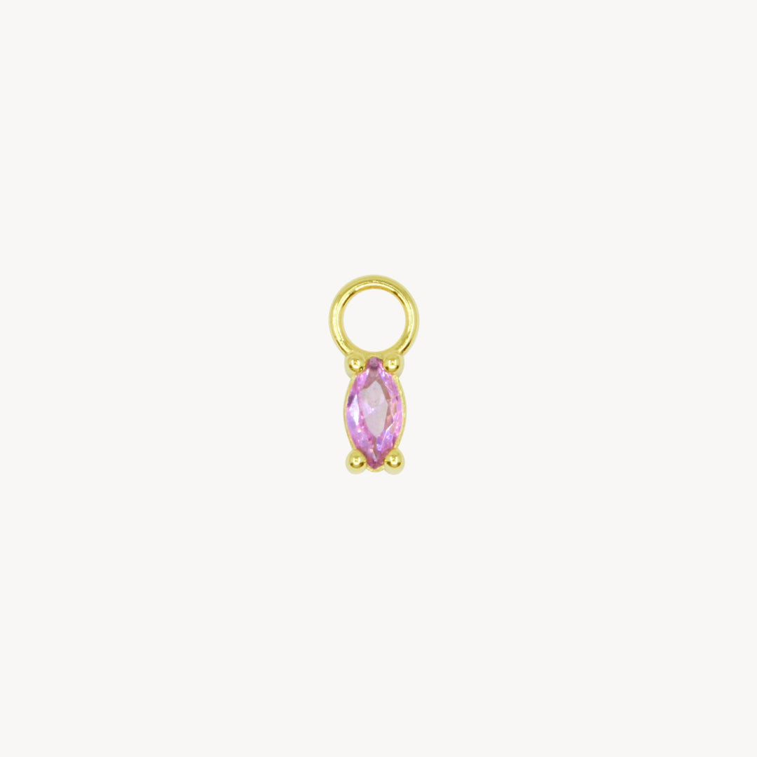 Pink Marquise Charm - Lucky Eleven Jewellery