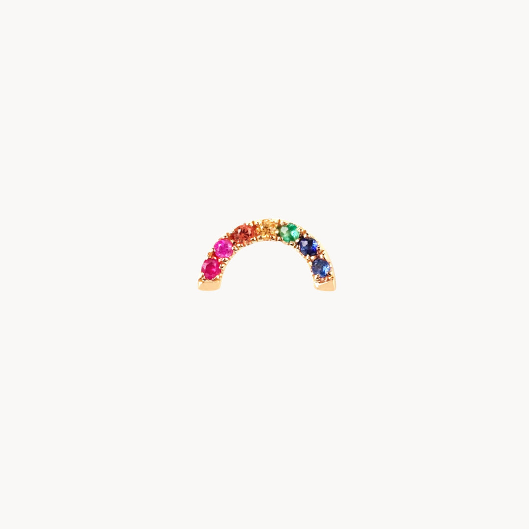 Rainbow Stud - Lucky Eleven Jewellery