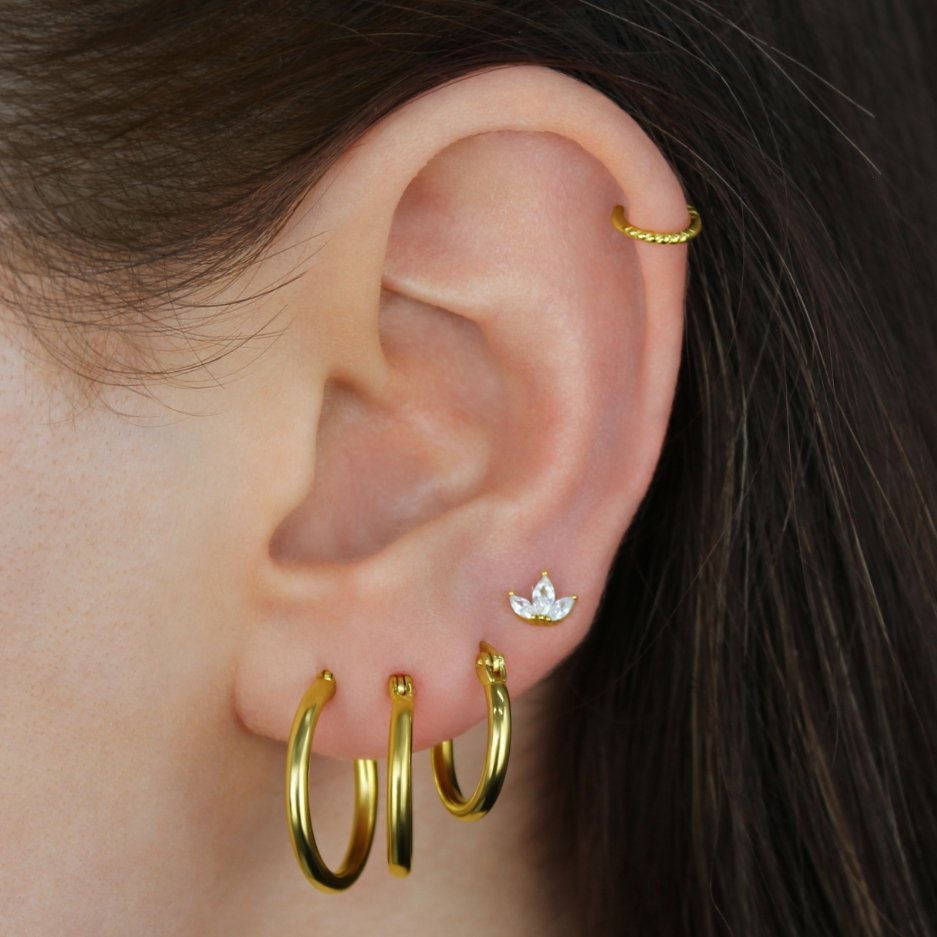 Small Creole Hoops - Lucky Eleven Jewellery