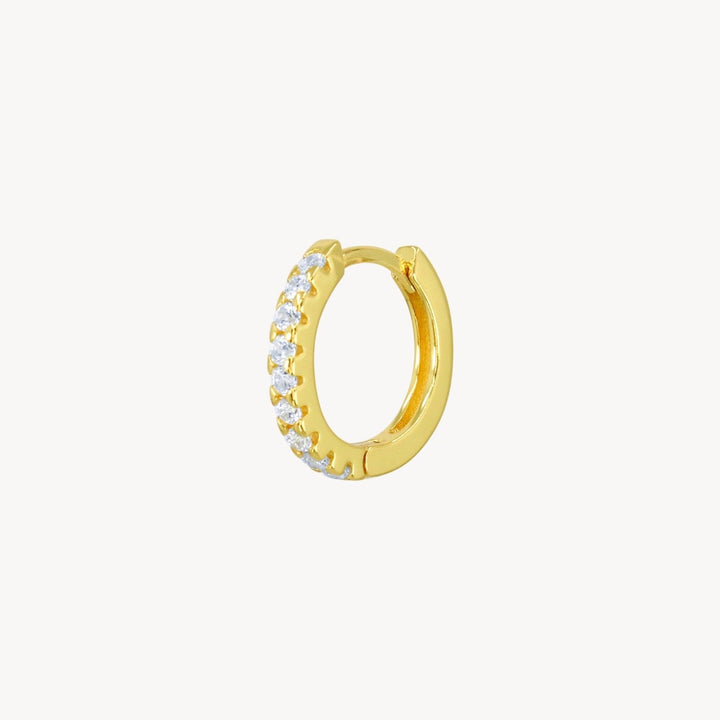 Small Pavé Hoops - Lucky Eleven Jewellery