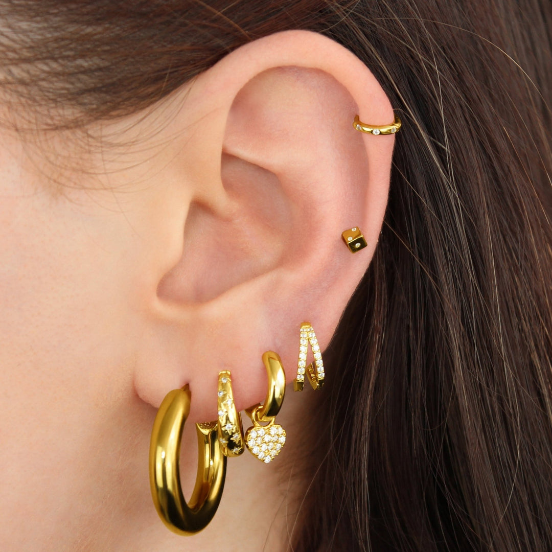 Stargazing Hoops (Pre-Order) - Lucky Eleven Jewellery